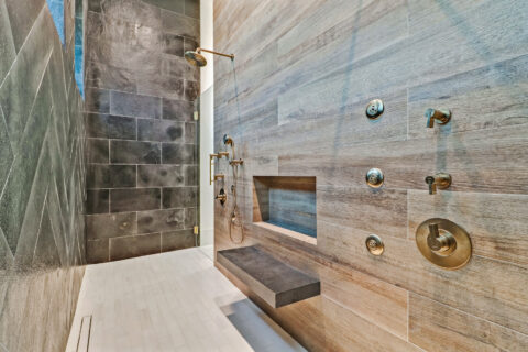 custom shower